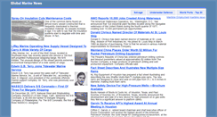 Desktop Screenshot of globalmarinenews.com
