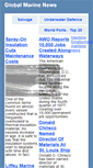 Mobile Screenshot of globalmarinenews.com